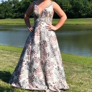 Colors couture dress